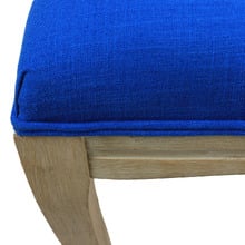 Johanna Button Tufted Rubberwood Ottoman Bench